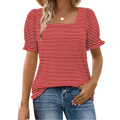 JOSEPHINE™ - Essentiel d'été léger à manches volantes