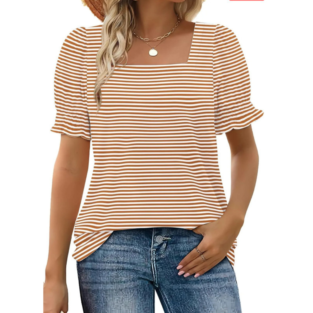 JOSEPHINE™ - Essentiel d'été léger à manches volantes