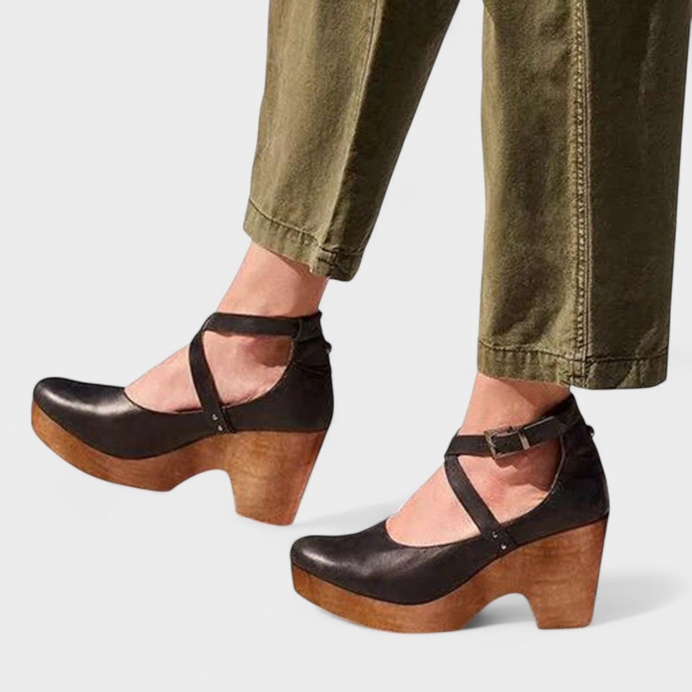 ELARU™ – Sandales Wedge Confort Classique