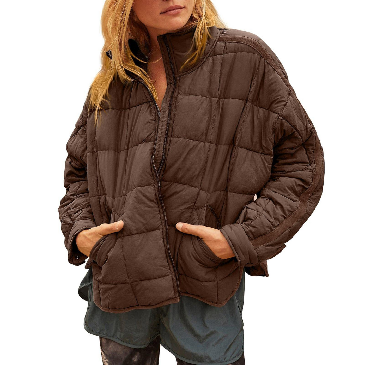 APRIL™ – Veste Puffer Légère et Compacte à Zip