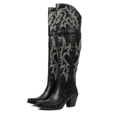 CHEYENNE™ – Bottes de cowboy classiques au-dessus du genou