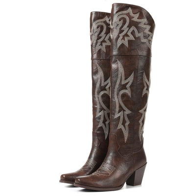 CHEYENNE™ – Bottes de cowboy classiques au-dessus du genou