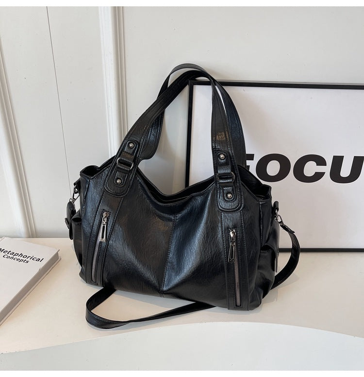 NOEMIE™ - Sac fourre-tout en cuir classique