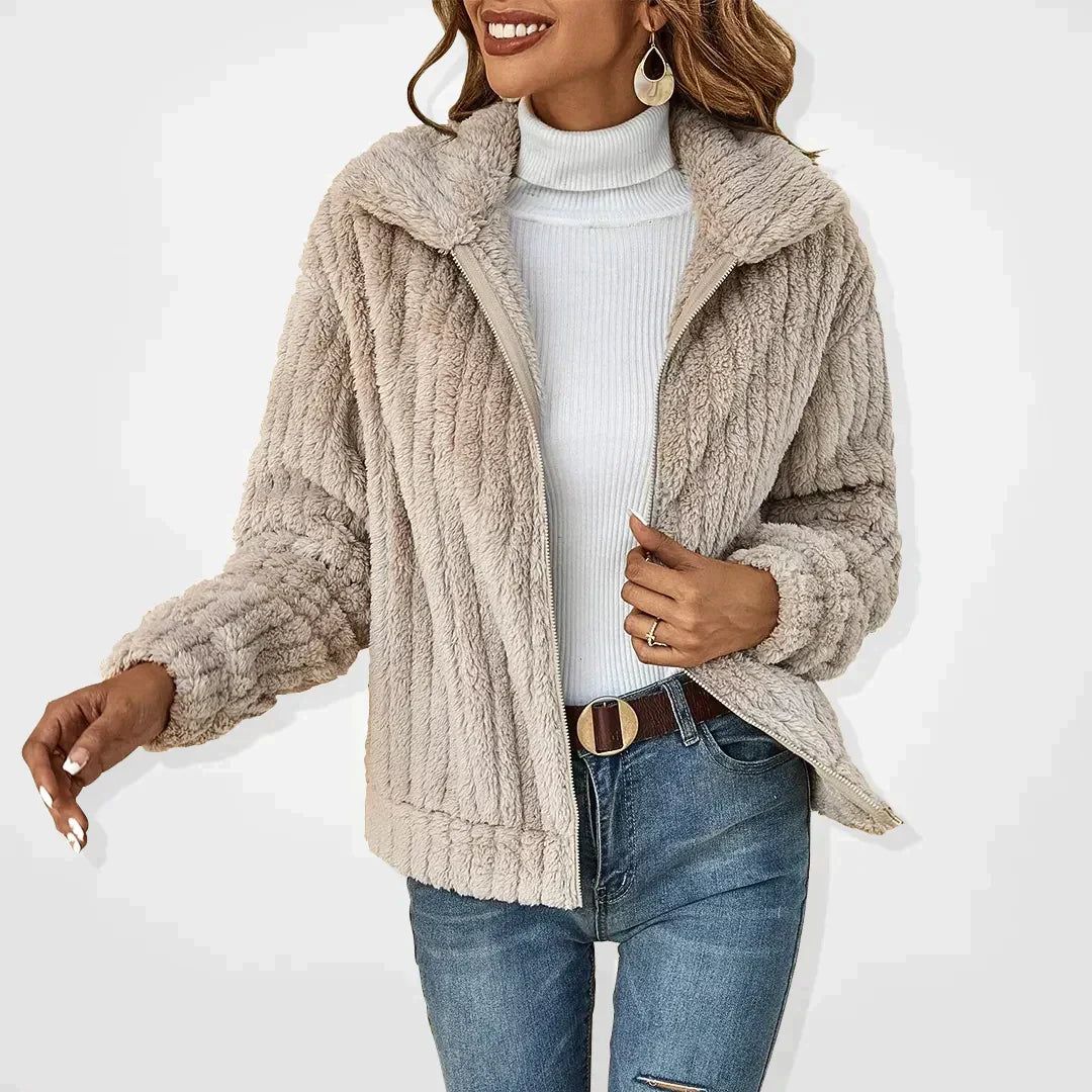 GENEVIEVE™ - Veste Sherpa Élégante