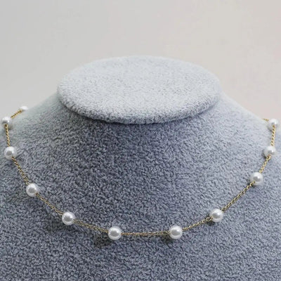 Collier en perles en or
