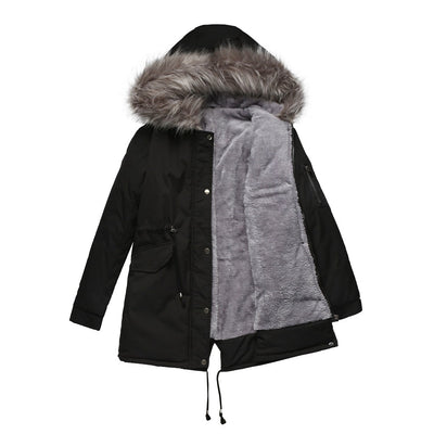 MARINA™ | Parka en Velours Chaud avec Finitions