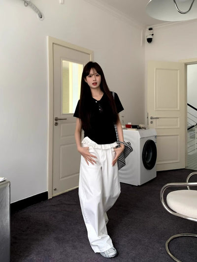 PAISLEY™ – Jeans Évasés Élégants avec Dentelle