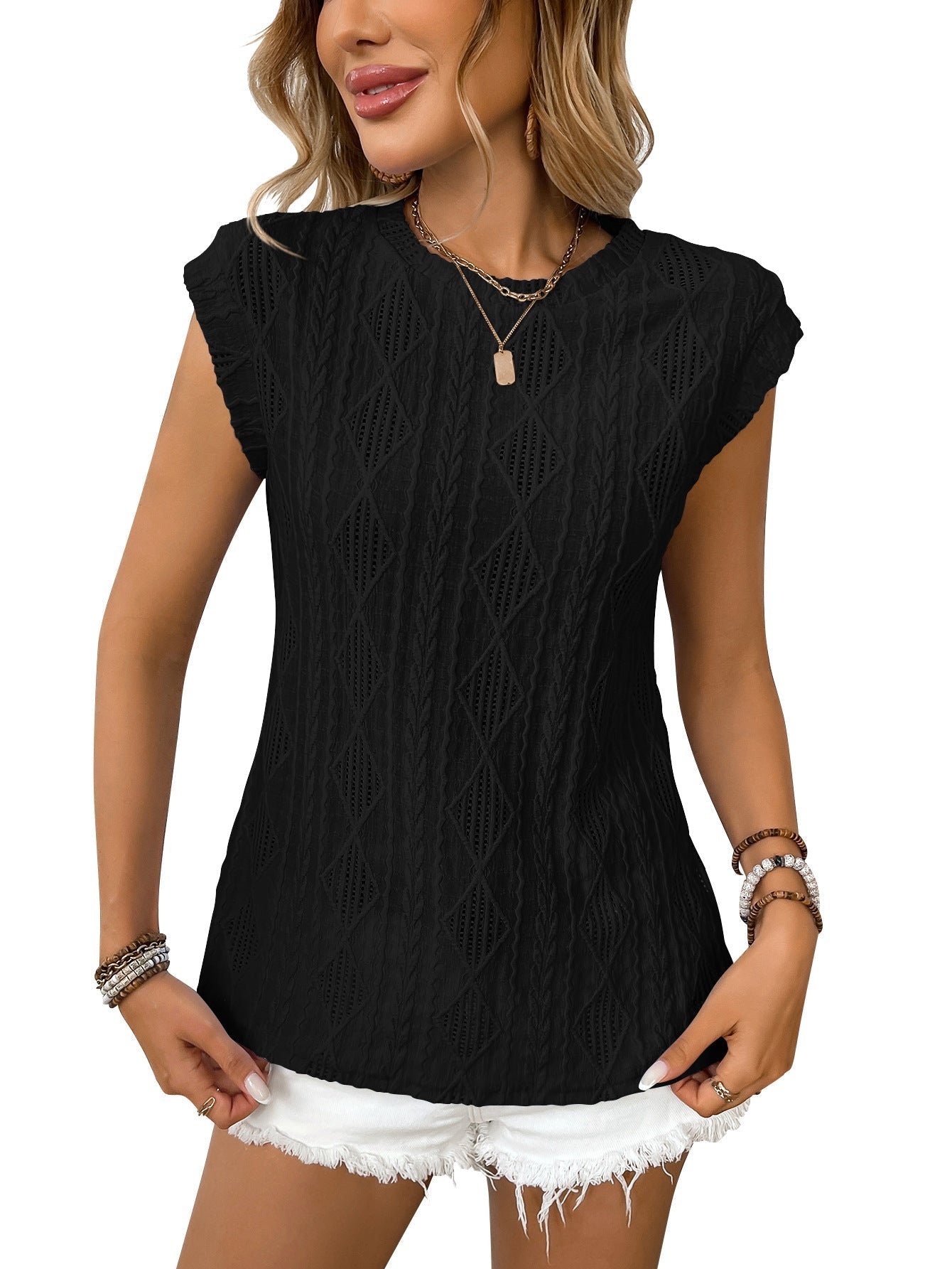 DELICE™ – T-shirt Chic en Tricot Léger