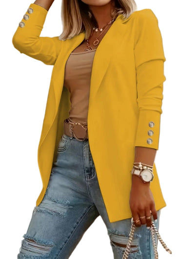 ODIN™ - Blazer décontracté à manches longues et ouverture frontale