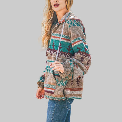 SAKU™ - Sweat à capuche zippé surdimensionné et confortable à manches longues