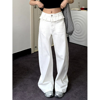 PAISLEY™ – Jeans Évasés Élégants avec Dentelle