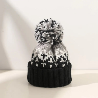 TAMARA™– Bonnet Pompon Flocon de Neige Douillet