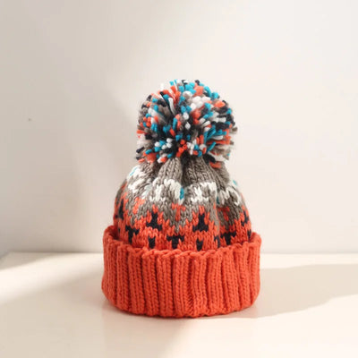 TAMARA™– Bonnet Pompon Flocon de Neige Douillet