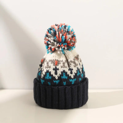 TAMARA™– Bonnet Pompon Flocon de Neige Douillet