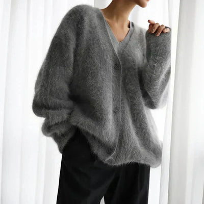 ADELE™ - Cardigan en Mohair Flou