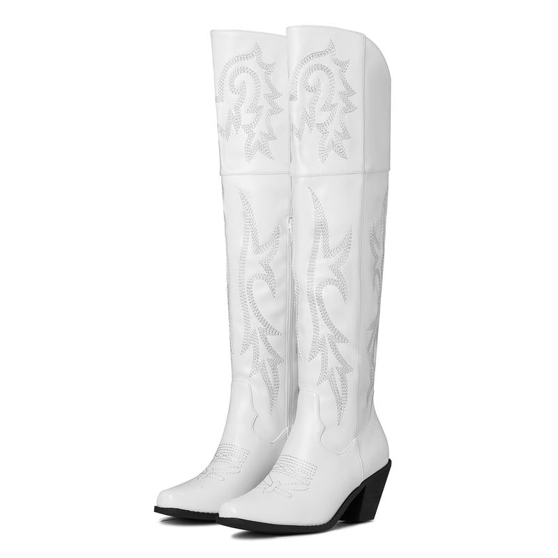 CHEYENNE™ – Bottes de cowboy classiques au-dessus du genou