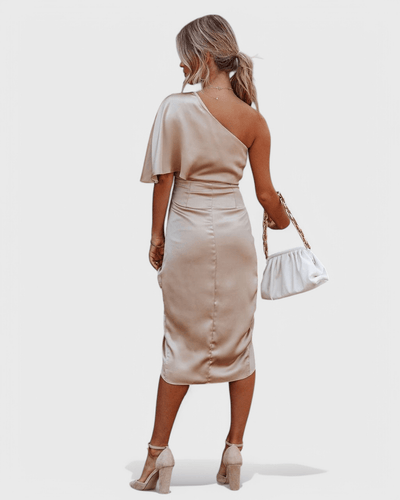 Anais | Robe en Satin Élégante et Soyeuse