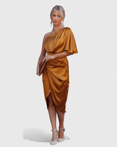 Anais | Robe en Satin Élégante et Soyeuse