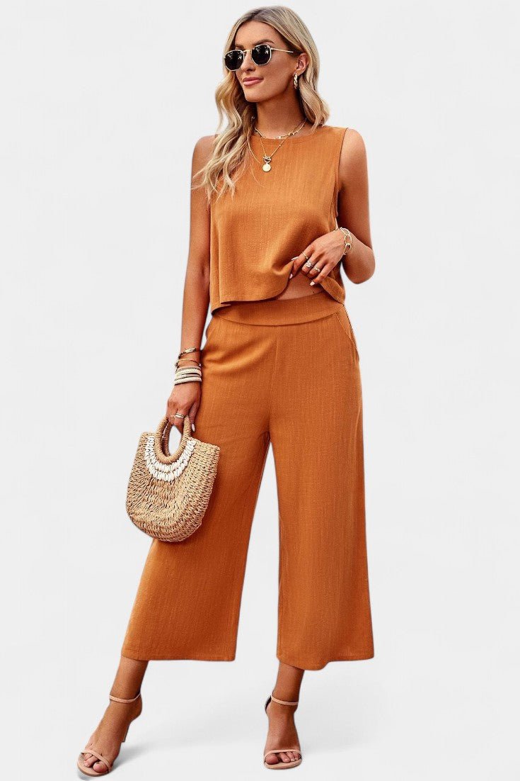 Lavinia | Ensemble Top & Shorts Bohème Fluide