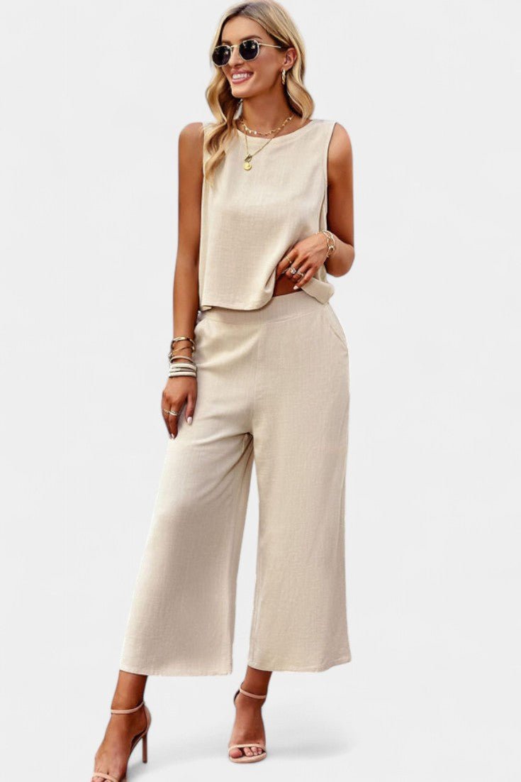 Lavinia | Ensemble Top & Shorts Bohème Fluide